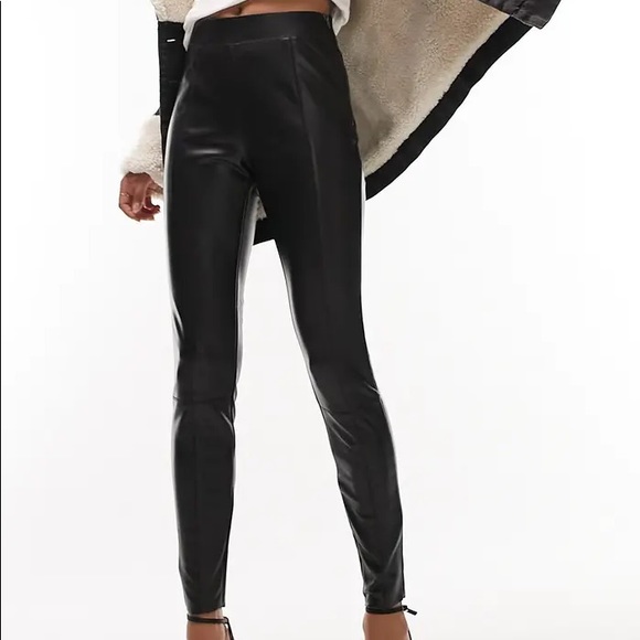 Faux Leather Skinny Pants - Picture 1 of 4
